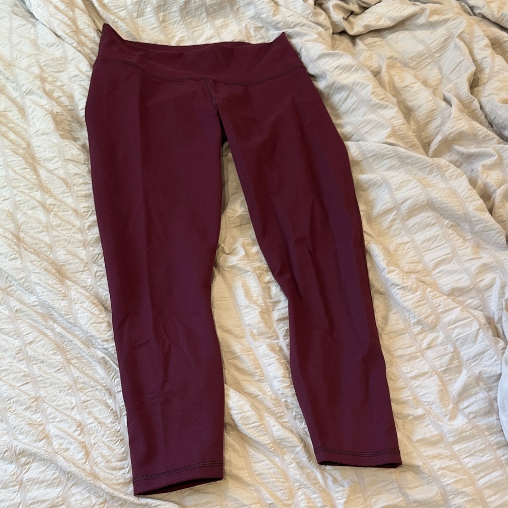 Fabletics Burgundy Leggings